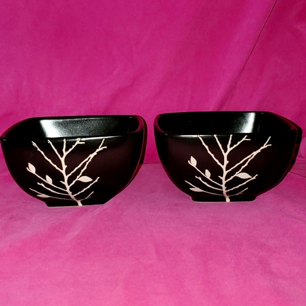 Soho Loft Fall Branch Design Bowl Set of 2